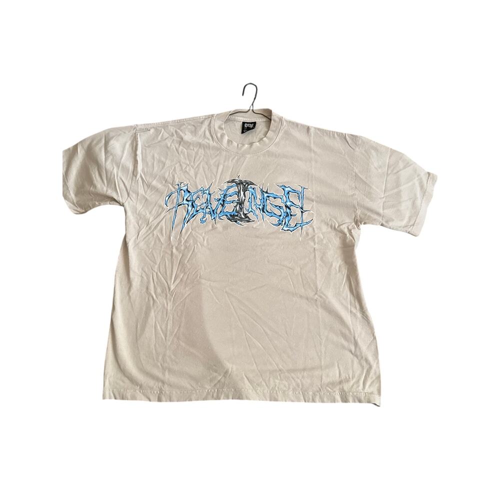 Revenge x Death Note Ryuk Shrine Graphic Tee Off-White Metal Logo